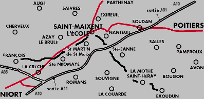 Card of Haut Val de S�vre